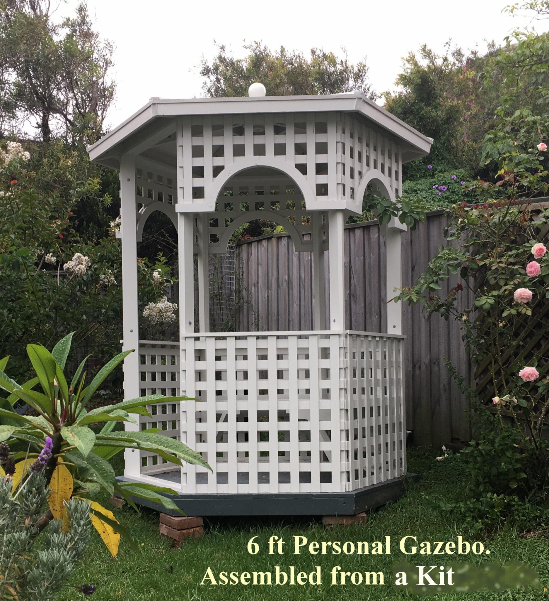 Gazebos - 6ft Personal Gazebo Kits, Easily Assembled With Basic Tools
